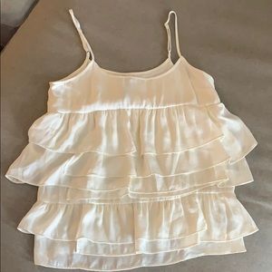 Ladies Ruffled Tank Shirt in Sz Small